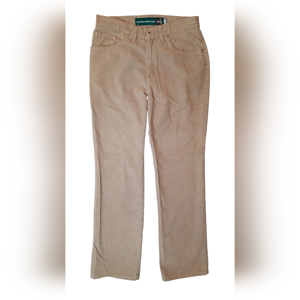 Levis SilverTab Pants Womans 11/12 Tan Corduroy Vintage Classic Preppy 90s Y2K